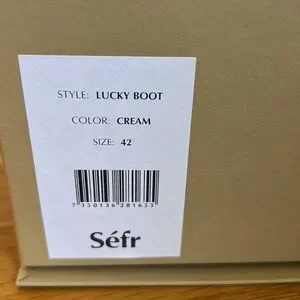 Sefr (or Séfr). Style: Lucky Boot. Color: Cream. Size: 42. séfr | Shoes | Sefr Or Sfr Style Lucky Boot Color Cream Size  main image 2